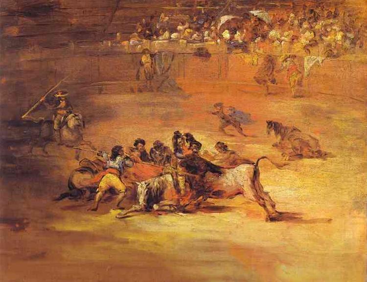 Francisco Jose de Goya Scene of Bullfight china oil painting image